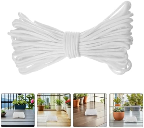 Didiseaon Self Watering Cotton Rope Soft Cotton Material for Potted Plants, Automatic Absorbent Wicking Cord Versatile for Indoor DIY Hydroponic Gardening and Plant Roots - Image 7