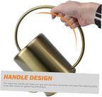 Generic Stainless Steel Long Spout Watering Can Practical Brass Watering Pot for Indoor Outdoor Plants Precise Pouring Leak-Resistant Design Comfortable Grip Gardening Tool - Image 4