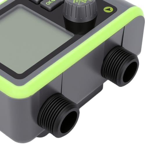 2 Zone Sprinkler Timer Battery Powered with Rain Sensor, Brass Inlet Outlets Digital Water Timer for Garden Hose Irrigation Automatic Watering for Outdoor Sprinkler System - Image 7