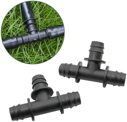 100Pcs 16mm Pipe Barb Tee Connector ID 13mm Hose 1/2" Coupling Garden Water Fittings Micro Drip Irrigation Tubing - Image 5