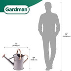 Gardman R34884 1 Gallon Watering Can, Cool Gray - Image 3