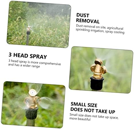 KESYOO 10pcs Brass Misting Nozzles Replacement Design Fit for Garden Hose Nozzles Mist Irrigation for Outdoor Agriculture - Image 5