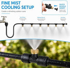 Patio Misters for Cooling Outdoor, Water Misting Cooling System,DIY Outdoor Misters (15M/49.2FT) - Image 3