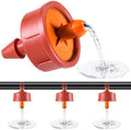 300pcs 3 GPH Pressure Compensating Drippers for Drip Irrigation by NRWRTY