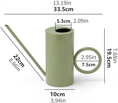Indoor Watering Can for House Plant Stainless Steel Watering Can Metal with Long Spout Indoor Plant 1500ml - Image 3