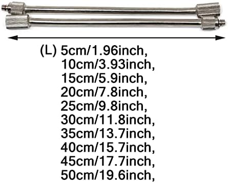 Nozzle Extension Brass Flexible Mist Mist Nozzles Extension Rod For Outdoor Misting System, 10/24 UNC Thread For Garden, Humidification, Outdoor Cooling, Dust Control, (Size:45cm/17.7inch,Color:10pcs) - Image 4