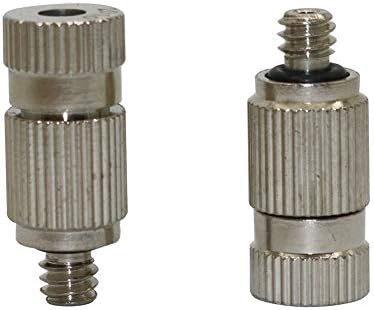 Quick Connect Hose Fittings 3/16" Male Thread Spray Nozzle Garden Sprinkler Plant Cooling Systeem High Pressure Misting Nozzles Fogging Sprayers 40 Pcs (Color : 0.2 mm Mist) - Image 7