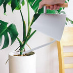 Stainless Steel Watering Pot with Wood Handle Large Capacity Long Spout Indoor Outdoor Plant Watering Can Wear-Resistant Kettle for Garden Flowers Succulents - Image 2