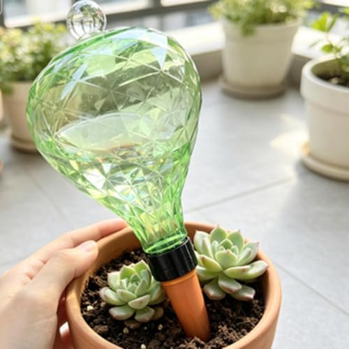 Plant Self Watering Globes, 4 Pieces Drip Automatic Irrigation Bulbs - Image 6