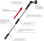 Eden 94624 Pro Metal 6-Pattern Turbo Extension Watering Wand - Image 2