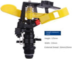 Adjustable 360° Rotary Rocker Sprinkler for Lawn & Garden | Spike Base for Easy Installation | Full-Coverage Watering Jet - Image 2