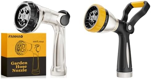 FANHAO Professional Heavy Duty Garden Hose Nozzle Fireman's Water Nozzle by FANHAO