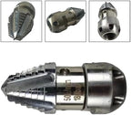 M22 Sewer Jetter Rotating Nozzle, Stainless Steel High Pressure Rotating Sewer Cleaning Nozzle, Drainage Trench Drain Pipe Cleaning Tool for 40/70 L/min Pressure Washer(40L/min,200kg) - Image 4