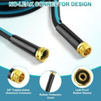 Lightweight Garden Hose 50ft, Flexible Water Hose with 10-Function Nozzle - Image 2