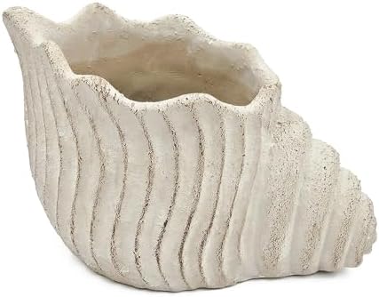Nautilus Shell Planter, Beige - Image 2