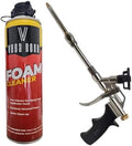 Vega Bond Spray Foam Gun with 360° Swivel Tip Heavy-Duty Pro Gun + Cleaner by VegaBond
