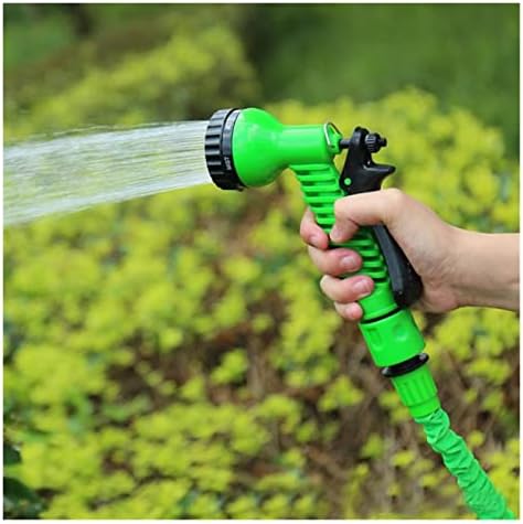 Garden Hose Pipe Spray Gun- Water Spray Gun Soft Grip Handle Multi Pattern Water Sprayer Watering Irrigation Garden Accessories (Color : Red) - Image 3