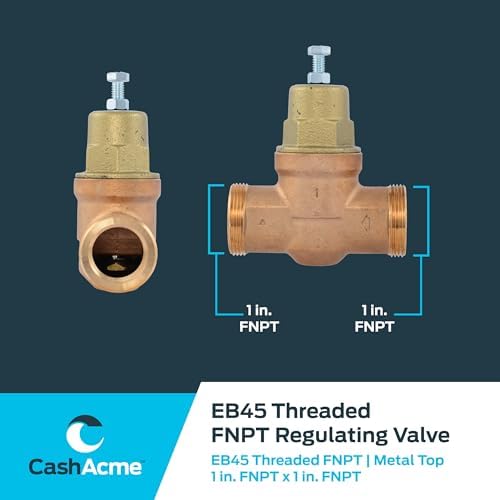 Cash Acme EB45 Pressure Regulating Valve, 1 Inch NPT Threaded, Metal Top, 60 PSI, PVA20M-DTH-60 - Image 5