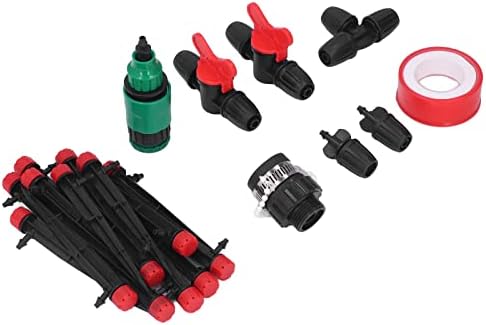 Omabeta Micro Drip Irrigation System Efficient Watering Kit for Garden and Lawn, DIY Misting Watering System for Home Gardening and Greenhouses, Plastic Material - Image 7