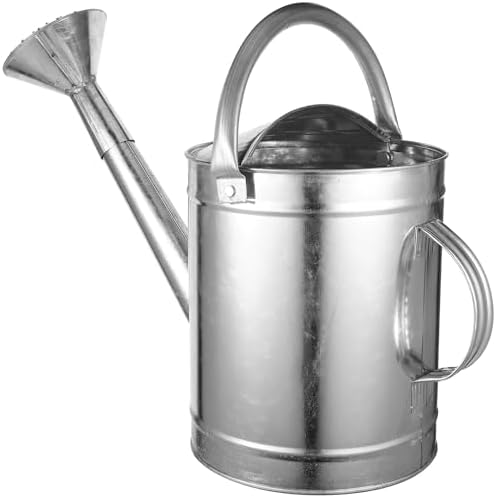 Iron Watering Can with Spray Nozzle 5l Thickened Stainless Steel Watering Pot for Indoor Plants and Garden Use, Long Spout Plant Mister for Flowers and Succulents Style by Unknown