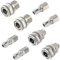 Pressure Washer Quick Connect, 3/8 Inch Quick Connect Pressure Washer Fittings, Stainless Steel, 8-PC, Female and Male Thread by Cenforge