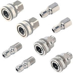 Pressure Washer Quick Connect, 3/8 Inch Quick Connect Pressure Washer Fittings, Stainless Steel, 8-PC, Female and Male Thread by Cenforge