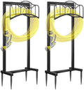 2 Pack Garden Hose Holder,100ft Capacity Hose Reel for Outside by SHOMEXTOL