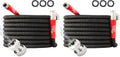 Pocket Hose 100 FT Silver Bullet 2.0 Expandable Garden Hose w/Turbo Shot Nozzle, AS SEEN ON TV, Lead-Free, Solid Aluminum Connectors, Easy On/Off Valve, Kink-Free, Leak-Proof (Pack of 2) by PocketHose