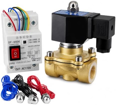 AC110V Brass Solenoid Float Valve, Automatic Water Level Control by ADAHILL