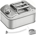 2.6 Gallon (10QT) 304 Stainless Steel Oil Storage Can with Spout, Food-Grade Cooking Oil Dispenser, Easy Pour Design for Restaurant, Food Truck, Camping Garden by Unknown