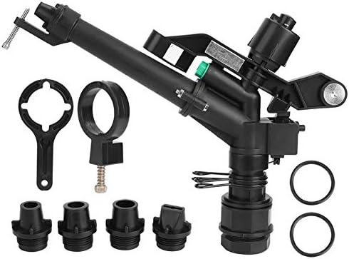 1.5 Inch to 1 Inch Dn25 Internal Thread Adjustable Rocker Sprinkler - 360掳 Rotating Lawn and Farmland Irrigation Sprinkler with Controllable Angle Plastic by Unknown