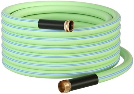 Atlantic Garden Hose 50 ft Green 5/8" Heavy Duty Water Hose Extension by Atlantic
