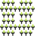 uxcell Pressure Compensating Dripper 8GPH 30L/H Emitter for Garden Lawn Drip Irrigation with Barbed Hose Connector Plastic Green 20pcs (Pack of 4) by uxcell