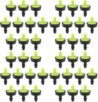 uxcell Pressure Compensating Dripper 8GPH 30L/H Emitter for Garden Lawn Drip Irrigation with Barbed Hose Connector Plastic Green 20pcs (Pack of 4) by uxcell