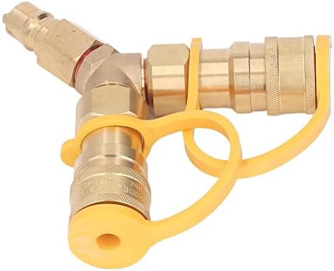 Gas Y Splitter, 1/2 Natural Gas Grill Connector, Two Way Gas Splitter, Y Splitter Gas Quick Connect Adapter, 1/2 Ih Y Quick Connect for Grills Generators Patio Heaters Pizza Ovens Patio - Image 5