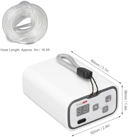 Automatic Watering System Digital Programmable Water Timer Low Noise Built in Water Pump Indoor Drip Irrigation Kit for Potted Plants Greenhouse ABS PC Material 62 x 36 x 80mm 6 - Image 2