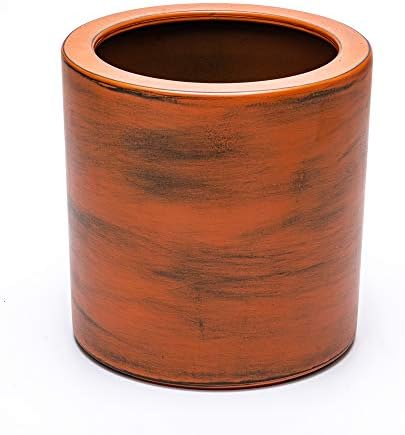 7.8 in Self-Watering Planters, 8 Inch Square Pot, Dark Brown - Image 3