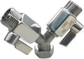 beduan Garden Hose Splitter Shut Off Ball Valve 2 Way Y Connect Heavy Duty by Beduan