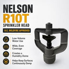 Limitless Suppression Systems LSS Pin Connect 3 - Cross Standard Mount Sprinkler for Wildfire Home Protection - Image 4