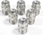 1/8, 1/4, 3/8, 1/2 inch Stainless Steel Solid Cone Nozzle, 304 Material nozzles, for high-Pressure and Low-Pressure Atomization Nozzle dust, Moisture, humidification, etc. by Unknown