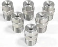 1/8, 1/4, 3/8, 1/2 inch Stainless Steel Solid Cone Nozzle, 304 Material nozzles, for high-Pressure and Low-Pressure Atomization Nozzle dust, Moisture, humidification, etc. by Unknown