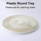 Thickened Round Plastic Trays for Plants, Plant Trays for Pots, 5 pcs - Image 3