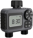 Dual Outlet Sprinkler Timer for Garden Hose, Automatic Irrigation System by Unknown