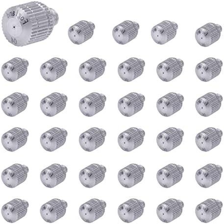 Fogland Stainless Steel Misting Nozzles, 35 Pack, 0.016" Orifice Mist Heads by Fogland