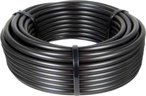 Mainline Drip Irrigation Tubing Poly Rigid Pipe, Use with 1/2-Inch Fittings, Rain Bird Tubing Replacement, 100-Foot Length by Unknown