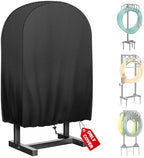 Double sided garden hose bracket cover, suitable for double-sided hose reel brackets that can accommodate 150 feet of hoses - waterproof, UV resistant, extending the service life of water pipes by Bethshaya