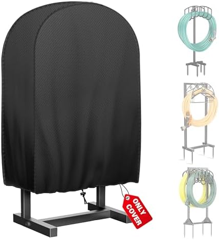 Double sided garden hose bracket cover, suitable for double-sided hose reel brackets that can accommodate 150 feet of hoses - waterproof, UV resistant, extending the service life of water pipes by Bethshaya