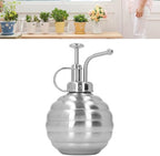 Stainless Steel Plant Mister Spray Bottle, 400ml Fine Mist Sprayer with Top Pump for Indoor Houseplants Air Plants Succulents Outdoor Garden Watering (Silver) - Image 6