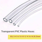3m PVC Vinyl Tubing Lightweight Grade Clear Plastic Tube, Tubes Flexible Plastic Hose Line Pipe Oil Resistant Multipurpose Vinyl Hose(ID 22mm x 24mm OD) - Image 3