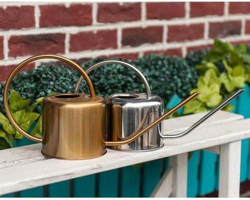 1.3l Stainless Steel Watering Can with Long Spout for Plants - Image 7